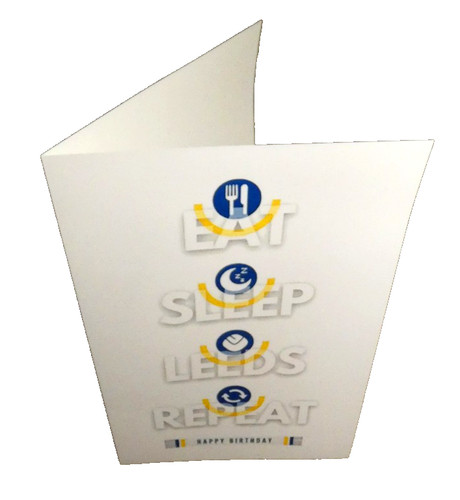Leeds united birthday card - birthday,