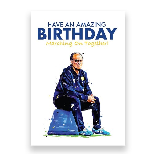 Leeds united birthday - united, card