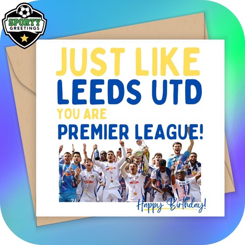 Leeds birthday card - card, –