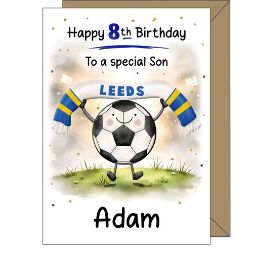 Personalised leeds birthday - personalised,