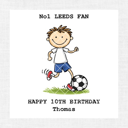 Personalised cartoon football - personalised,