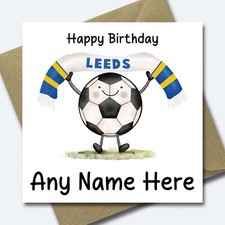 Personalised Leeds Birthday