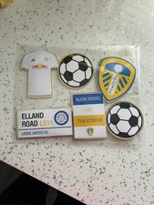 Football Cupcake Toppers LEEDS