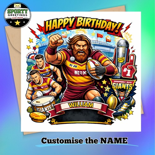 Huddersfield rugby birthday - huddersfield,