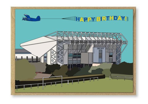 Leeds united birthday card - leeds,