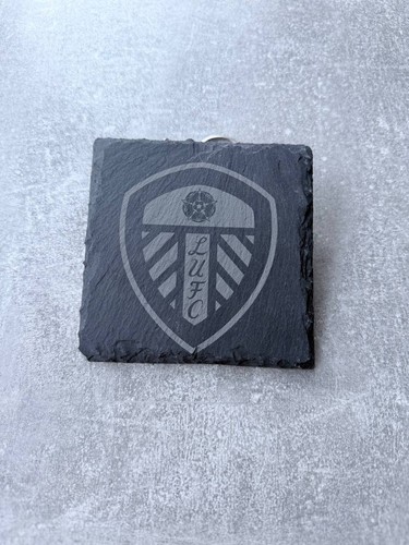 Leeds united engraved - , slate