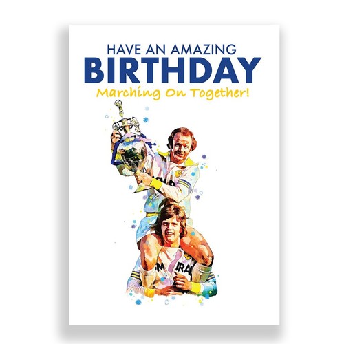 Leeds united birthday card - leeds,