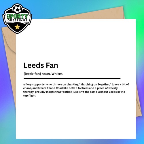 Funny football greetings card - football, card-