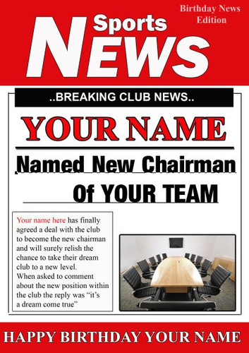 Personalised any football - personalised,